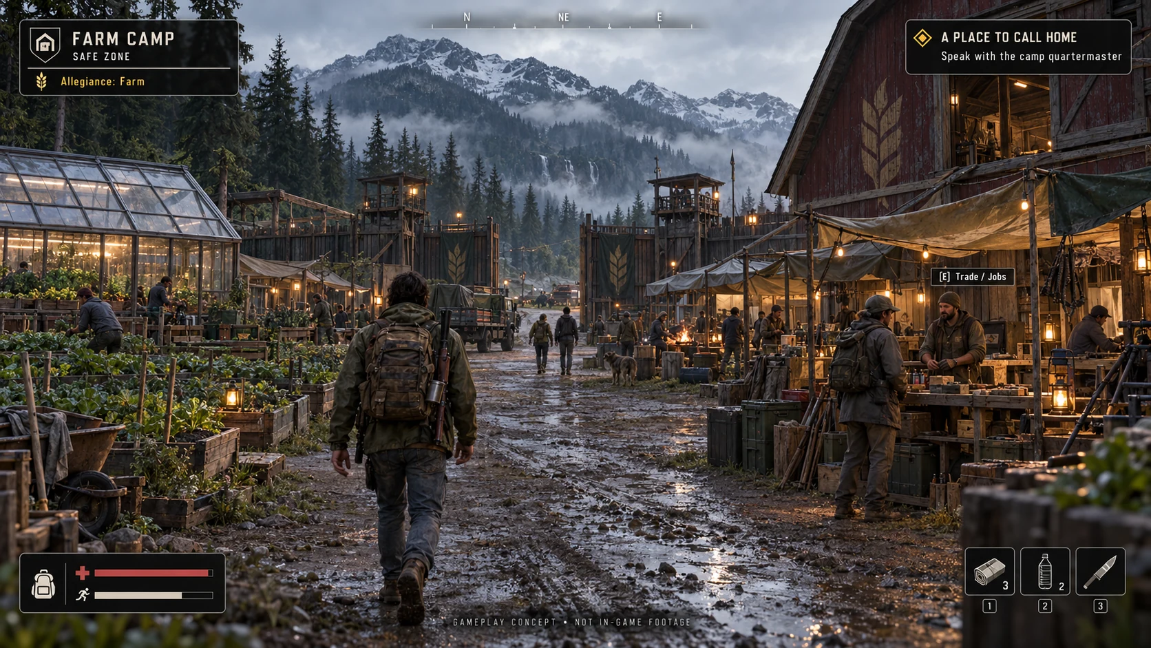 Faction camp concept art